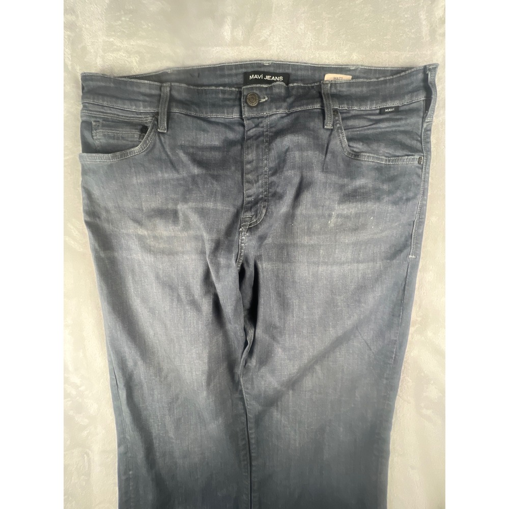 Mavi Jeans Matt Relaxed Straight Leg Grey Denim Mens 39x30 Stretch RN95767